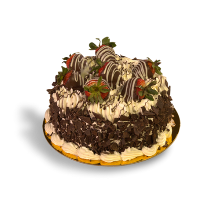 Dark Chocolate Covered Strawberry Layer Cake - Joanne Eats Well With Others